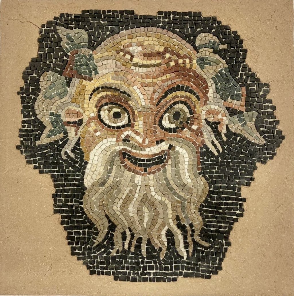 Mosaic depicting theatrical mask, from Rome For sale as Framed Prints,  Photos, Wall Art and Photo Gifts